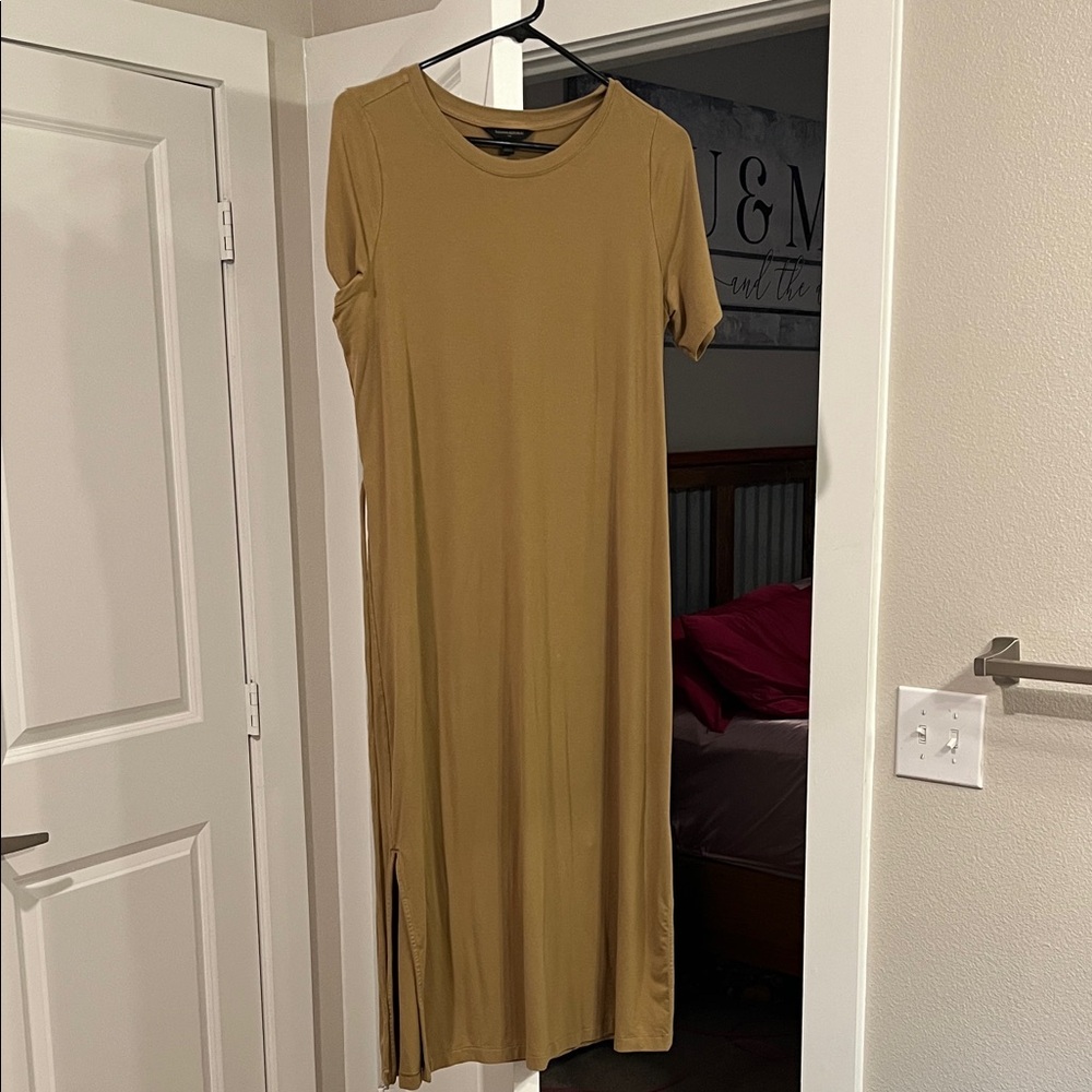 Banana Republic Camel Midi Dress